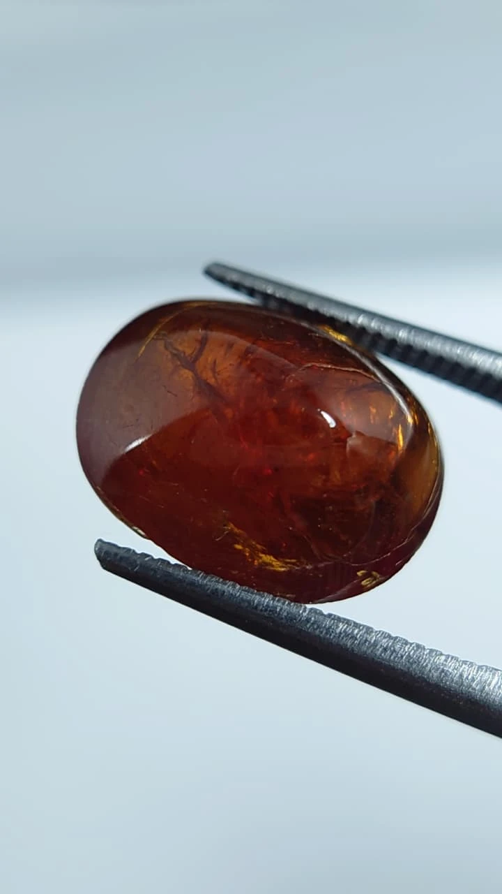 7.5ct Cabochon Faceted Spessartite Garnet from Nigeria — view 5